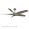 Modern Forms Fans Zephyr Indoor or Outdoor Smart Ceiling Fan 2700-3000-4000-5000K LED in Graphite/Weathered Wood FR-W2401-62L-GH/WW - alternate 9